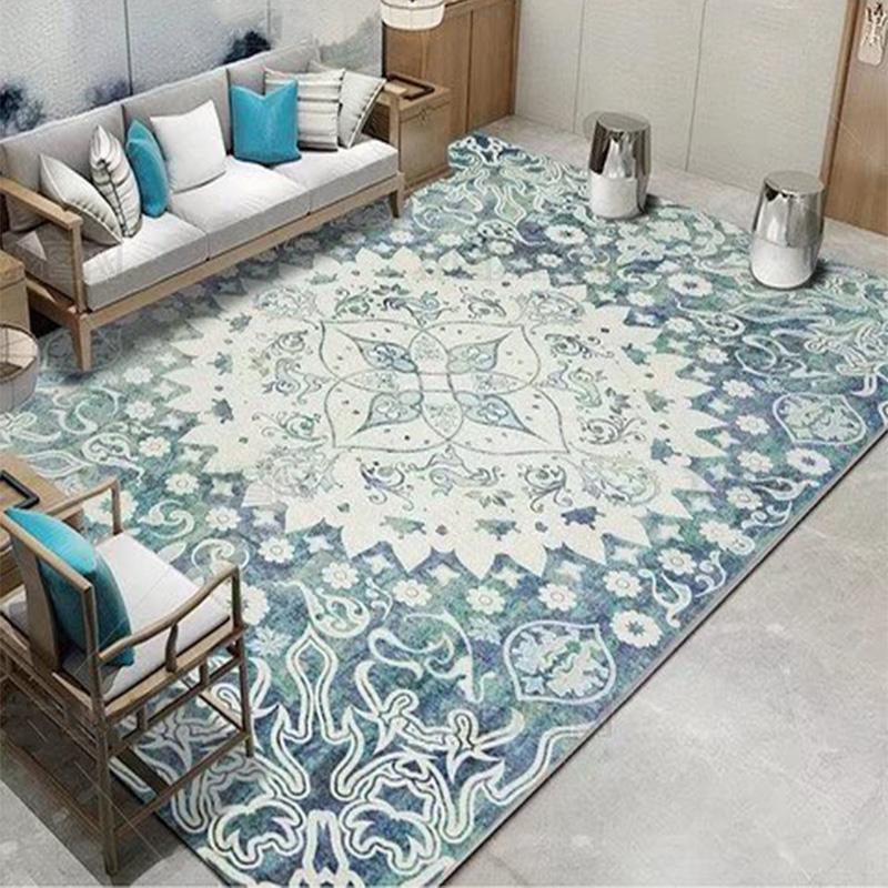 Персидский винтажный ковер для гостиной в старинном стиле 200x300 Ковер для лаунжа Декор для спальни Большой прикроватный ковер Моющиеся Нескользящие коврики