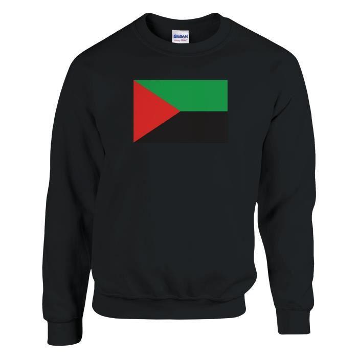 Sweat-shirt - PIXELFORMA - Drapeau de la Martinique - Manches longues - Col arrondi - Mixte