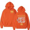 Рэппер Juice Wrld 999 Толстовка с буквенным принтом для мужчин и женщин в стиле хип-хоп, пуловер в стиле ретро, ​​толстовка из флиса, свободная уличная одежда с капюшоном с длинными рукавами
