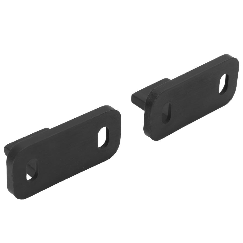 2pcs POM Sliding Door Bottom Guide Adjustable Floor Mounted Guide Pocket Doors