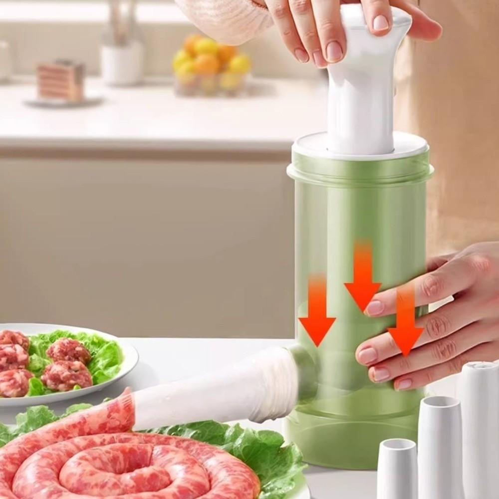 Large Capacity Manual Sausage Maker Heavy Duty Sausage Filling Tool  Homemade Sausage