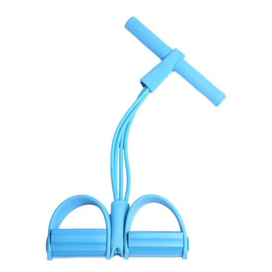 Sit-up Pedal Puller Resistance Band с ручкой Многофункциональный 4/6-трубчатый эластичный канат для йоги для мужчин и женщин Тренажер для натяжения педалей Тренировочное оборудование