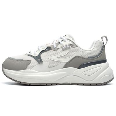 Ткань Искусственная кожа Повседневные Универсальные Низкие Кроссовки для папы Женские кроссовки Розовый Серый F12W216119FPP