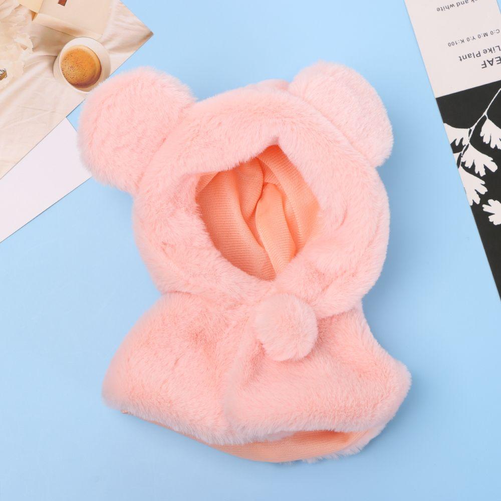 Мягкая кукла-животное Кукла ручной работы Костюм с плащом с капюшоном Плюшевая одежда для кукол Одежда для кукол