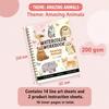 Flower Scenery Animal Watercolor Workbook 200GSM Coloring Sketchbook  Painting