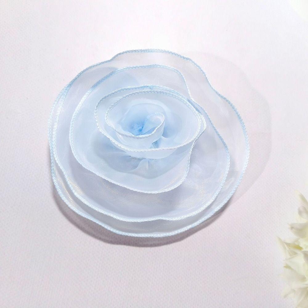 Multi-layer Yarn Pin-Up Brooch Handmade Vintage Lapel Pins New Chest Flower Corsage  for Women