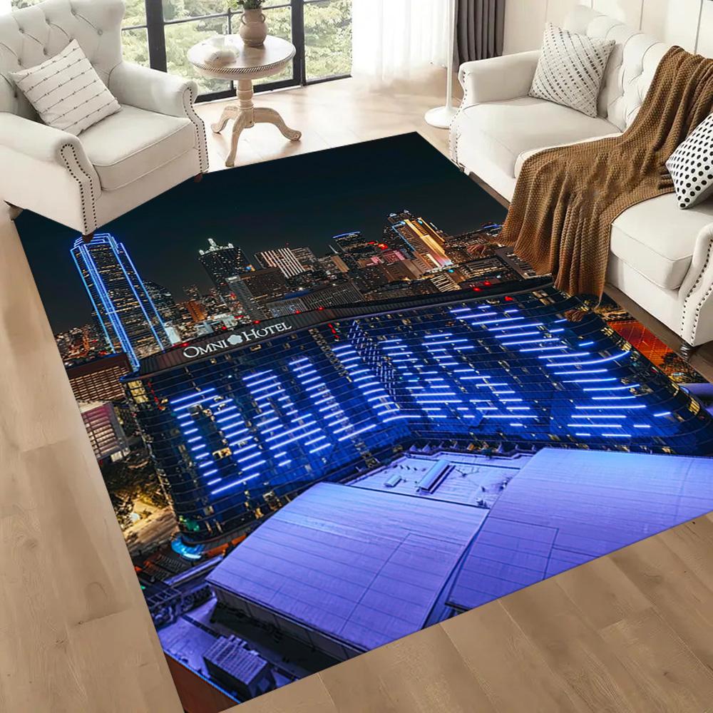 Dallas Floor Rug Office Rug Suitable for Game Room Kitchen Study room Outdoor Antislip Carpet Anime Office Decor Spiritual Gift