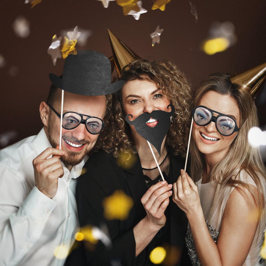 Funny Cosplay Glasses Halloween Novelty Eyeglasses Eyewear Decorative Photography Dress Up Themed Props for Party Decoration