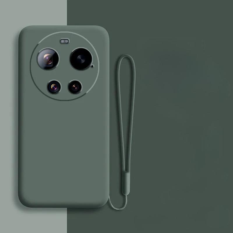 Жидкий силиконовый чехол для телефона Xiaomi 17 Ultra Матовый корпус для Xiaomi Mi 17ultra Ударопрочный бампер Ремешок Бронированная задняя крышка Fundas