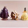  Beauty and the Beast Figurine Set of 6, 10-12 cm Resin Collectible Statues, Exquisite Gift