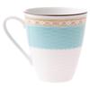 Кружка Noritake 295 куб. см, синяя, гудящая, безопасная для микроволновой печи, 2 шт., тонкий фарфор (Парный набор) П5355Л/1645