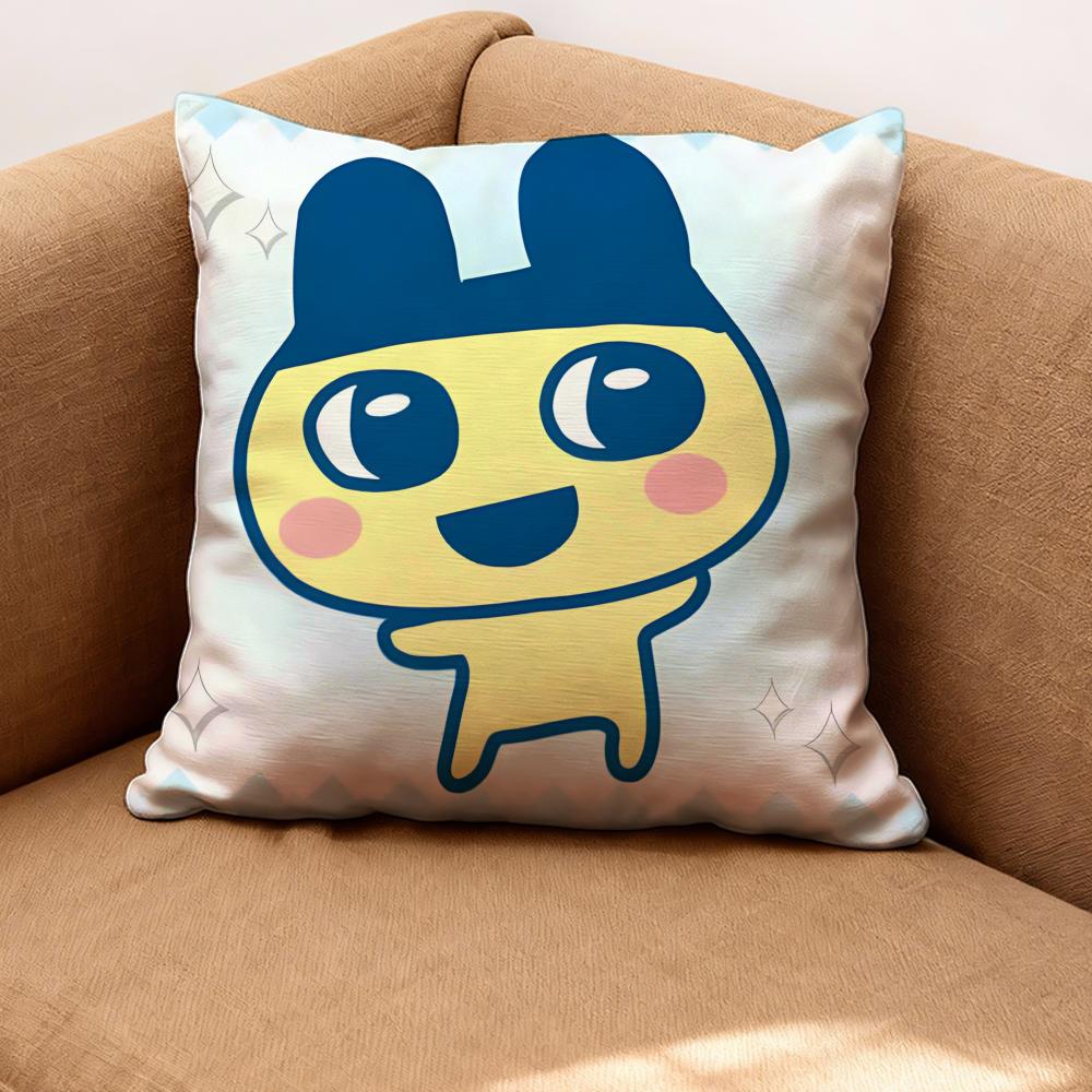 Подушка-чехол Tamagotchi Премиум-комфорт Двусторонняя наволочка - Дизайн «Два в одном» для любой комнаты и салона автомобиля