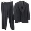 80s 90s Old Pants Suit Setup 48 Charcoal Gray Men's Used