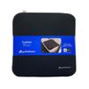 BONFORM Phiten Aqua Titanium Square Cushion, 45x45cm, Black, Low-Rebound, Anti-Fatigue, Phiten 5815-02BK