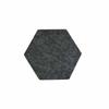 Versatile And Stylish Pack Of 6 Felt Fabric Hexagon Cup Mat Drink Coasters For Any Beverage