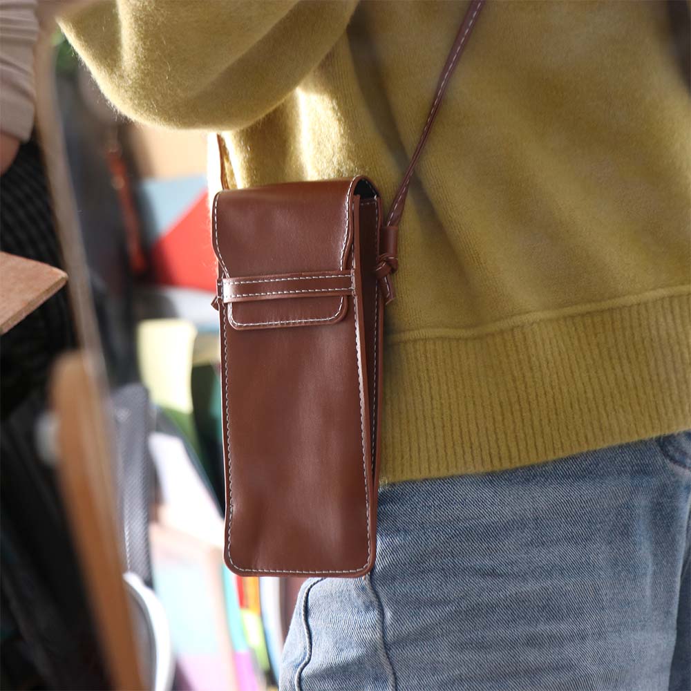 Подвесная на плечо сумка для хранения очков в корейском стиле, чехол-протектор для очков, для путешествий