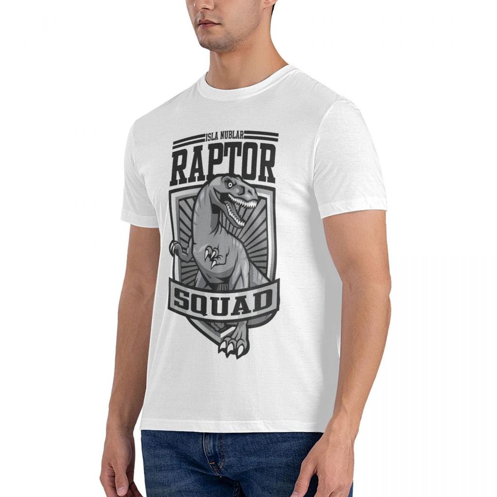 Мужская футболка Jurassics World Raptor Squad с круглым вырезом Футболка свободного покроя Футболки с длинными рукавами Футболка с идеей для подарка