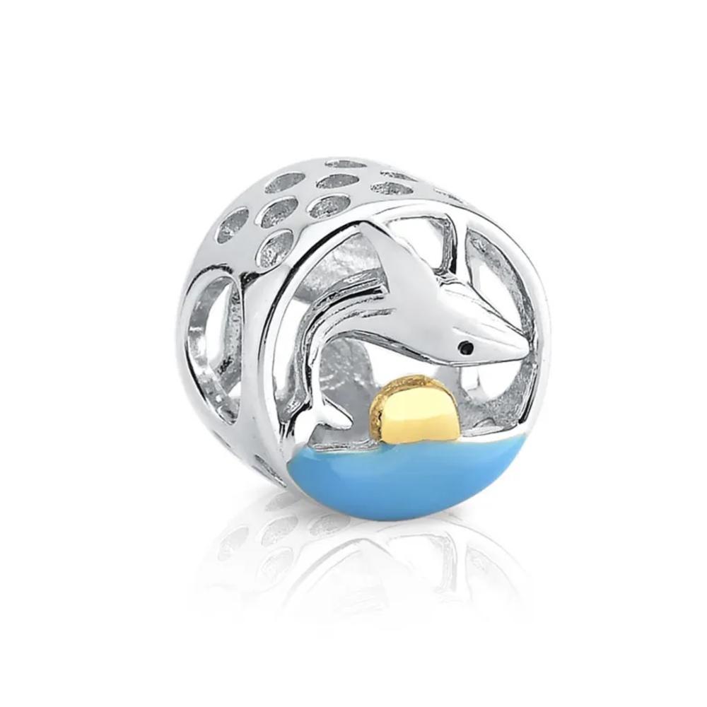 Новые Шармы Серии Океан Русалка Дельфин Парусник Бусина Подходят к Оригинальному Браслету Coppereuropeans Женские Украшения Подарок