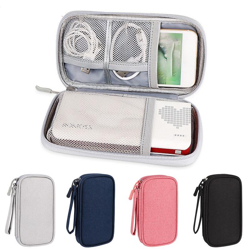 Gadget Cable Organizer Bag Digital USB Cable Storage Bag Portable Travel Organizer for Wire Earphone Power Bank Storage Bags