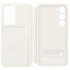 Coque Et Étui Téléphone Mobile Samsung Etui Smart View Avec Porte-carte S23 Blanc