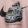 Nike T Shirts Men's Pink Crew Neck Moderate Straight Fit FB9806-686