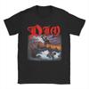 Мужские футболки Dio Holy Diver 100% Хлопок Винтажная футболка Круглый вырез Футболка с коротким рукавом Идея для подарка