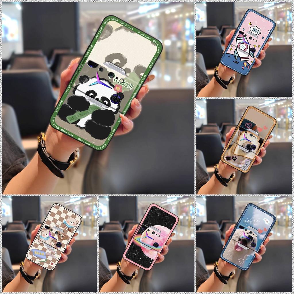 Full Wrap Silicone Phone Case For Lenovo Legion2 Pro/Duel 2 Shockproof Dirt-resistant Graffiti Protective Soft Case Cute