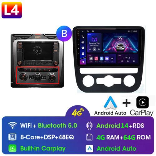 Fortress AI Voice Wireless CarPlay Android Auto Radio для Volkswagen Scirocco 2008-2013 4G Car Multimedia GPS 2din autoradio