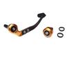 ACTIVE 30805015 Brake Lever Guard & Bar End Set, Gold, Handle Inner Diameter 0.6