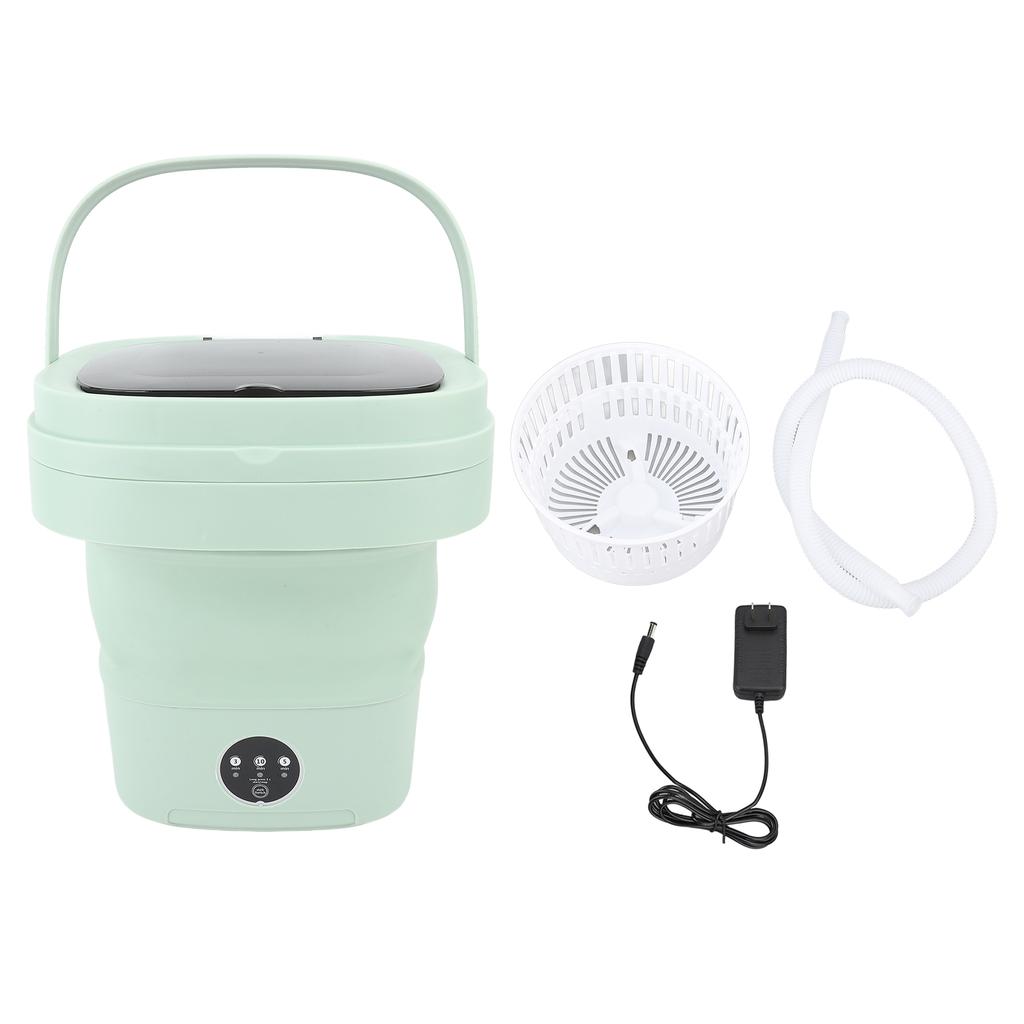 Portable Washing Machine 11L Mini Foldable Washer Powerful Laundry Washer for Apartment RV Camping T