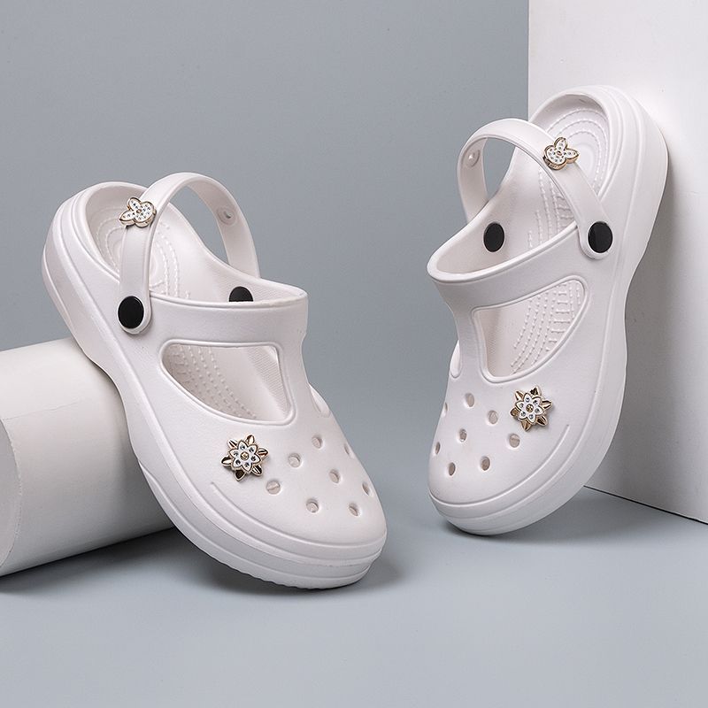 Шлепанцы, мюли, женские тапочки, пляжные сандалии, облачно-зеленые с каблуком, летняя мягкая обувь для женщин 2024 г., 39, акция, уникальная обувь из ЭВА