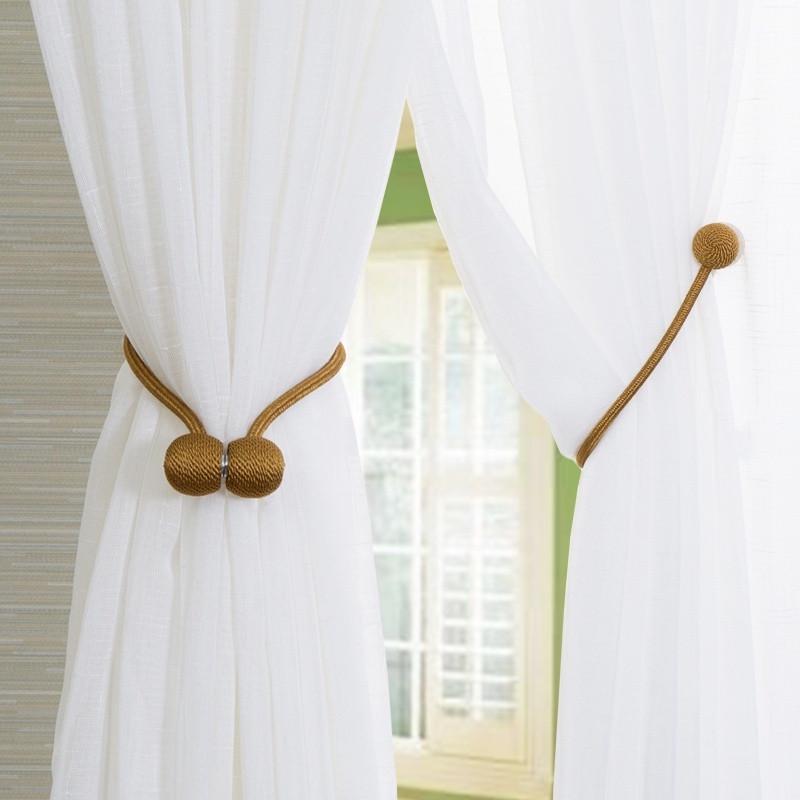 Curtain Bandage Creative Magnet Curtain Buckle Ring Hook Wall Clip Home Decoration