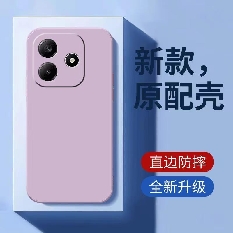 Подходит для чехла мобильного телефона Redmi Note14Pro Turbo4 Кубик Рубика прямой край 10X жидкий силикон K80 приятный для кожи