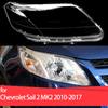 Пластиковая крышка фары для Chevrolet Sail 2 MK2 2010-2017 Термостойкая прозрачная защитная крышка передней фары Аксессуары