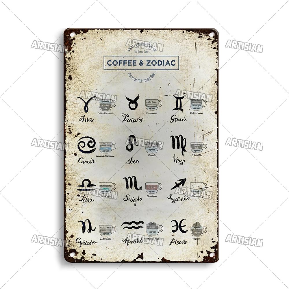 Кофе Металлическая Жестяная Табличка Винтажная Металлическая Табличка с Меню Забавная Металлическая Табличка Декоративная Тарелка Домашний Бар Кафе Стена Индустриальный Декор
