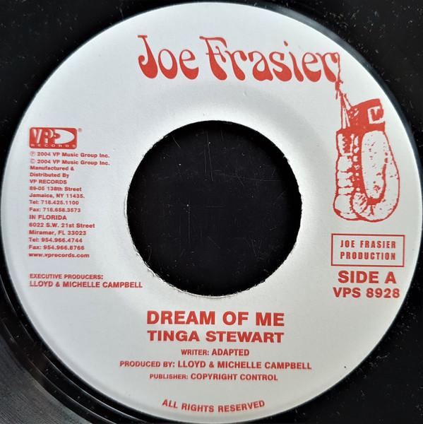 7-дюймовая пластинка TINGA STEWART Dream Of Me VPS8928 Joe Frasier 2004 Ямайка Регги Ска Даб Б/у