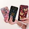 For Tecno Camon 16 CE7 CE7j CE9h Case For Tecno Camon 16 Pro Cover Cute Cat Fashion Butterfly Painted Casing