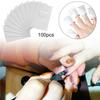 100 шт., средство для снятия геля для ногтей, безвредное, экономичное, профессиональное, отличная фольга, гаджет для удаления лака для женщин