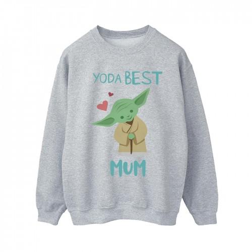 Star Wars Womens/Ladies Yoda Best Mum Sweatshirt