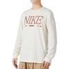 Nike Футболка с длинным рукавом с принтом алфавита, дышащая, мужская, белая FD1340-110