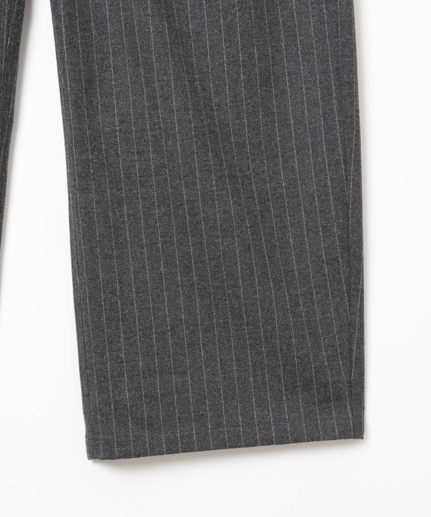 MILLO ARCHIVE Reflect Stripe Wool Pants [Charcoal]
