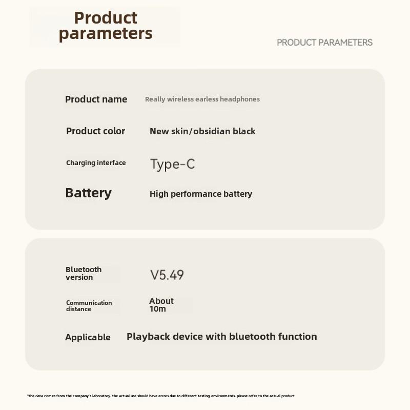Open Wireless AI Translation Bluetooth Headset Air-bone Conduction Hanging Ear Headset for Running