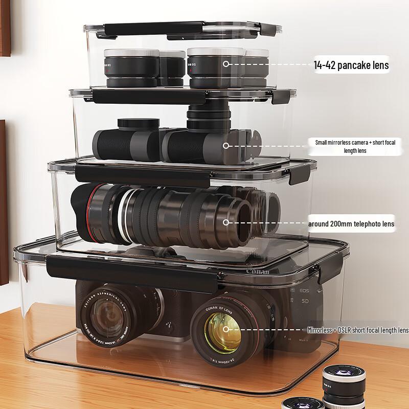 Alliance Large High-Transparency Moisture-Proof Camera Storage Box