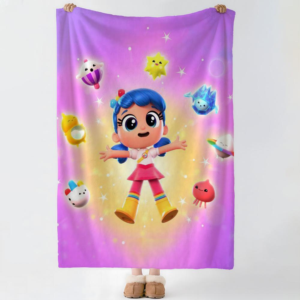 Популярное одеяло-плед True Rainbow Kingdom, мягкий коралловый флис, 310 г/м², пушистое, теплое, для дивана, кровати, диванчика, декора спальни