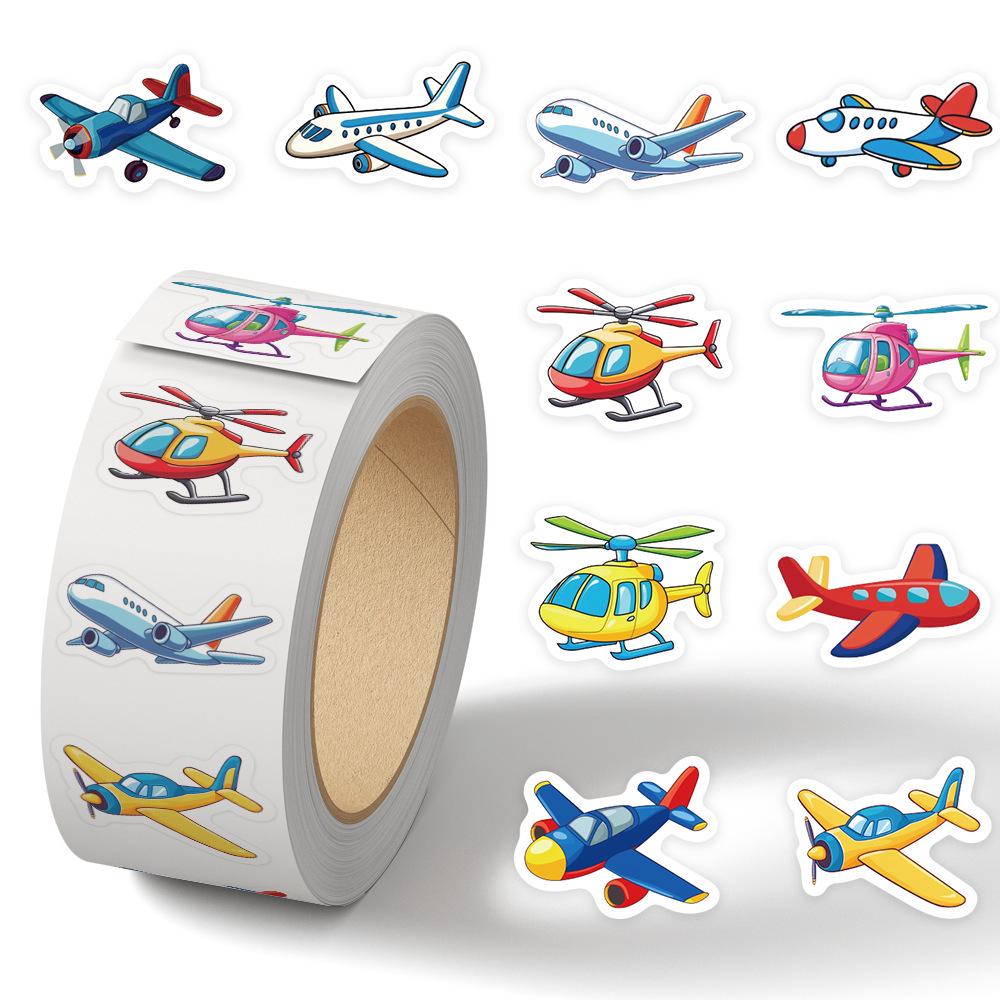 Cartoon Holiday Gift Sealing Stickers - 500 Self-Adhesive Journal Stickers per Roll