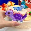 Игрушки Животные Милый Динозавр Алмазные Мини Кирпичики Модели Микро Блоки Сделай Сам Сборные Детские Игрушки Подарки на Дни Рождения