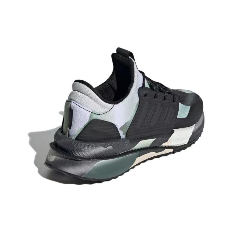 adidas X_PLRBOOST Черно-зеленые женские кроссовки Camo Core-Black Grey-One IG8510