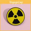 Creative Geometric Radiation Sign Brooch Durable Alloy Pin For Accessories Fashionable