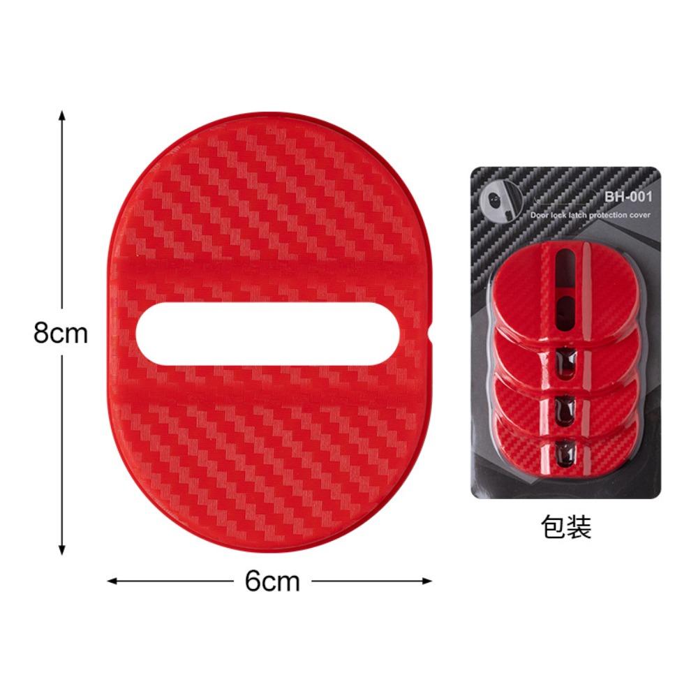 4 шт. самоклеящиеся антикоррозийные накладки на дверные замки автомобиля универсальные декоративные аксессуары для автомобиля