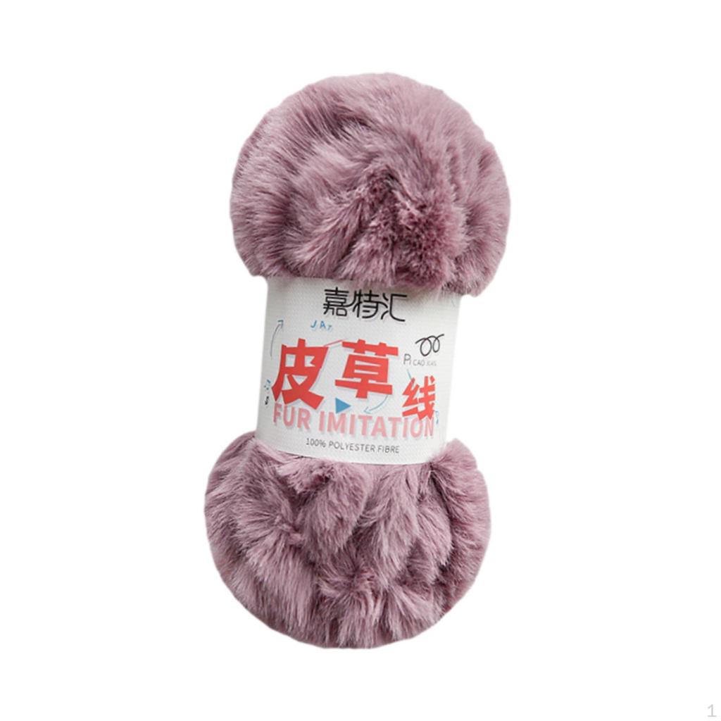 Толстая пряжа искусственный мех креативные аксессуары утолщенный 10 м длинный супер мягкий вязальный канат